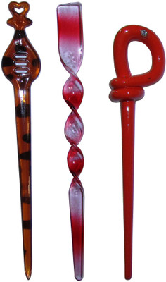 

SHABDII Combo of Multi Color Juda Sticks Bun Stick(Multicolor)