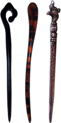 

MUBARAK Combo of Multi Color Juda Sticks Bun Stick(Multicolor)
