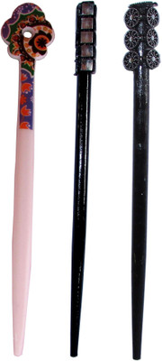 

GINU Combo of Multi Color Juda Sticks Bun Stick(Multicolor)