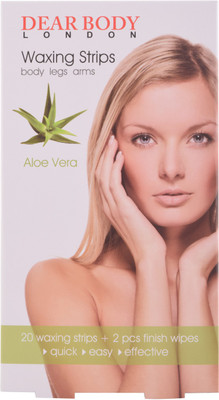 

Dear Body London Waxing Strips Body Legs Arms Aloe Vera Strips(20 Strips)