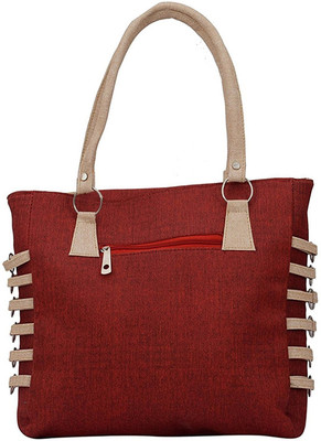 

VARSHA FASHION ACCESSORIES Shoulder Bag(Red, Beige), Beige;red