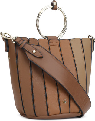 

United Colors of Benetton Hand-held Bag(Tan)
