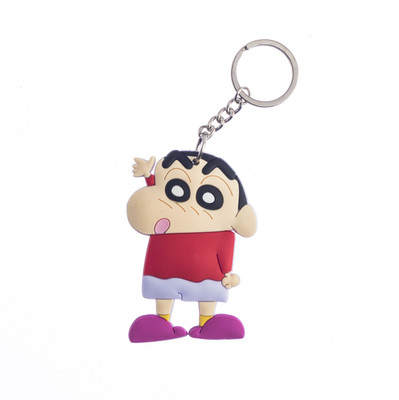 

Techpro Doublesided Shinchan waveing hand Key Chain(Multicolor)