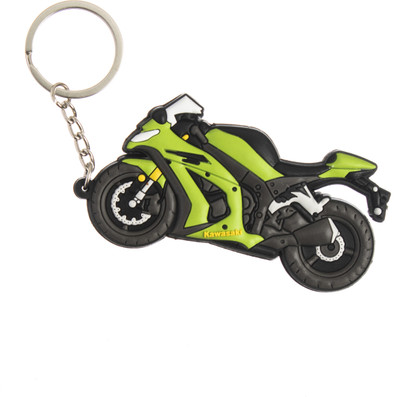 

Techpro Doublesided Green Kawasaki Bike Key Chain(Multicolor)