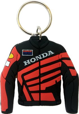 

Techpro Doublesided Red & Black Honda Jacket Design Key Chain(Multicolor)