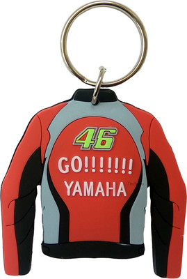

Techpro Red Valentino Rossi DR 46 Go Yamaha jersey Key Chain(Multicolor)