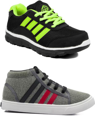 

Asian Boys Lace Running Shoes(Multicolor