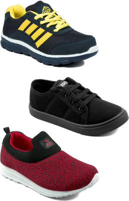 

Asian Boys Lace Running Shoes(Multicolor