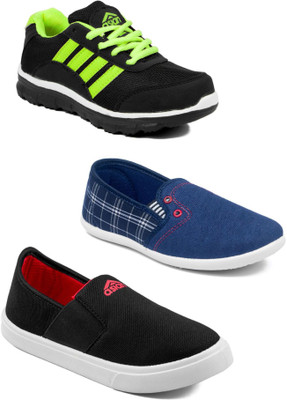 

Asian Boys Lace Running Shoes(Multicolor