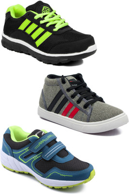 

Asian Boys Lace Running Shoes(Multicolor