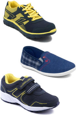 

Asian Boys Lace Running Shoes(Multicolor