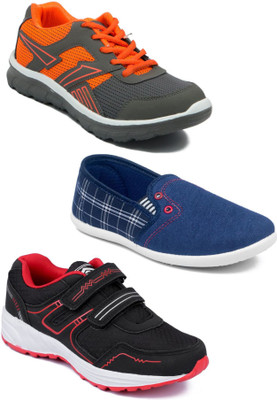 

Asian Boys Lace Running Shoes(Multicolor