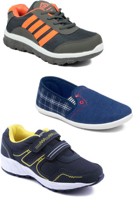 

Asian Boys Lace Running Shoes(Multicolor