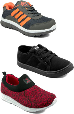 

Asian Boys Lace Running Shoes(Multicolor