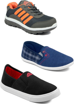 

Asian Boys Lace Running Shoes(Multicolor