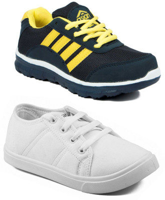 

Asian Boys Lace Running Shoes(Multicolor
