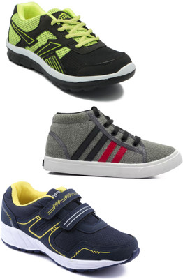 

Asian Boys Lace Running Shoes(Multicolor