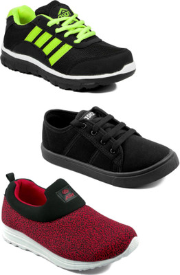 

Asian Boys Lace Running Shoes(Multicolor