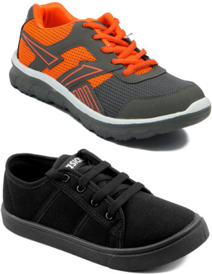 

Asian Boys Lace Running Shoes(Multicolor