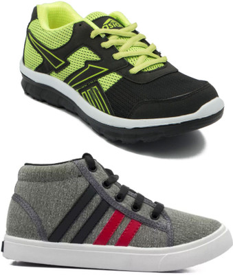 

Asian Boys Lace Running Shoes(Multicolor