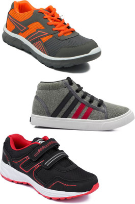 

Asian Boys Lace Running Shoes(Multicolor