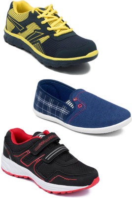 

Asian Boys Lace Running Shoes(Multicolor
