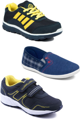 

Asian Boys Lace Running Shoes(Multicolor