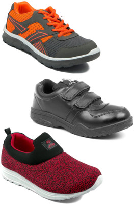 

Asian Boys Lace Running Shoes(Multicolor