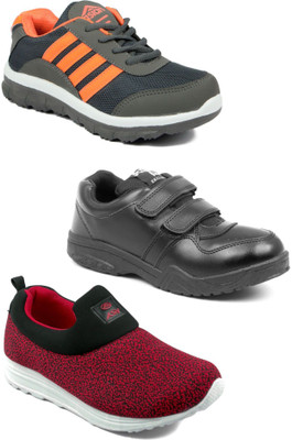 

Asian Boys Lace Running Shoes(Multicolor