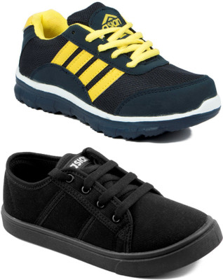 

Asian Boys Lace Running Shoes(Multicolor