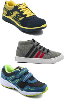 

Asian Boys Lace Running Shoes(Multicolor
