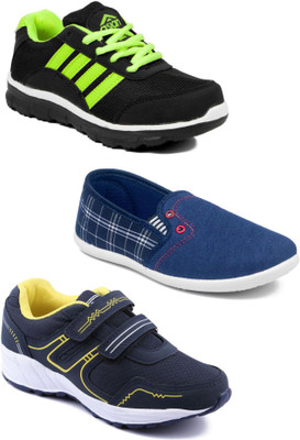 

Asian Boys Lace Running Shoes(Multicolor