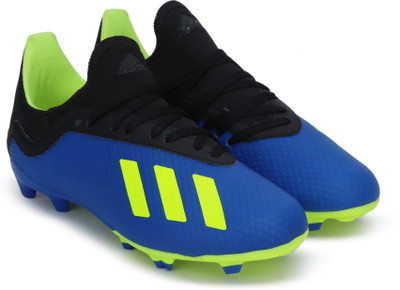 

ADIDAS Boys Lace Football Shoes(Blue, Fooblu/syello/cblack