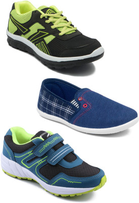 

Asian Boys Lace Running Shoes(Multicolor