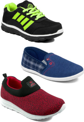 

Asian Boys Lace Running Shoes(Multicolor
