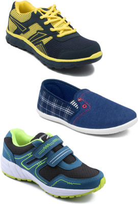 

Asian Boys Lace Running Shoes(Multicolor