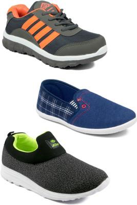 

Asian Boys Lace Running Shoes(Multicolor