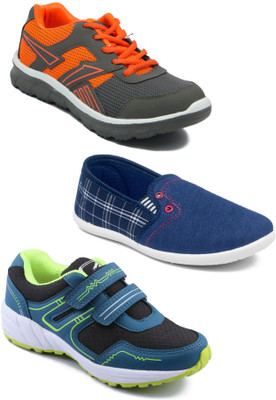 

Asian Boys Lace Running Shoes(Multicolor