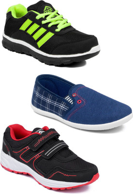 

Asian Boys Lace Running Shoes(Multicolor