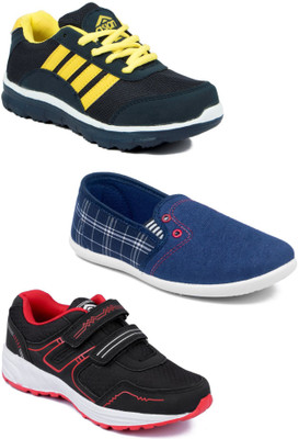 

Asian Boys Lace Running Shoes(Multicolor