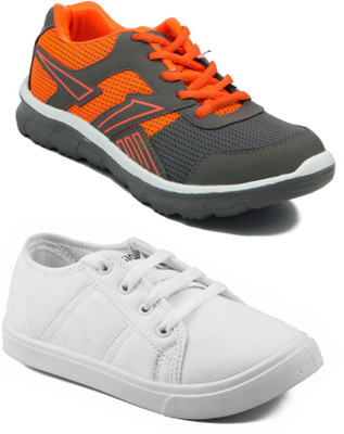 

Asian Boys Lace Running Shoes(Multicolor