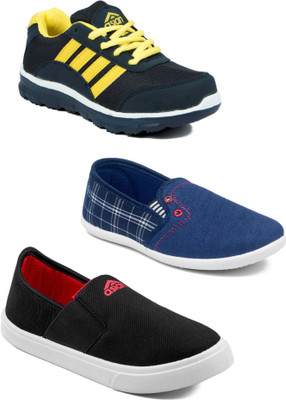 

Asian Boys Lace Running Shoes(Multicolor