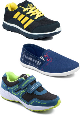 

Asian Boys Lace Running Shoes(Multicolor