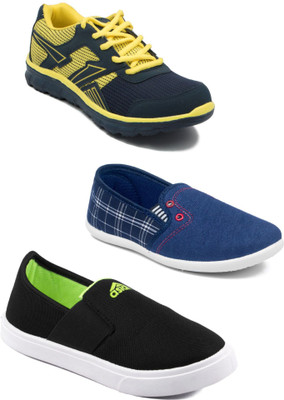 

Asian Boys Lace Running Shoes(Multicolor