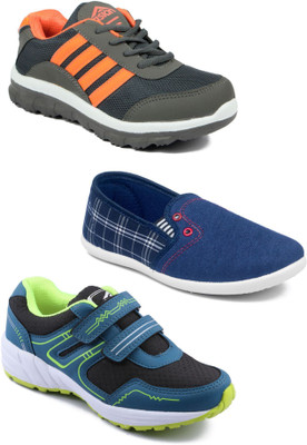 

Asian Boys Lace Running Shoes(Multicolor