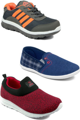 

Asian Boys Lace Running Shoes(Multicolor