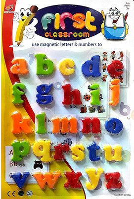 

SuperToy Magnetic Early Education Learning Toy (ABCD Small Letter)(Multicolor)
