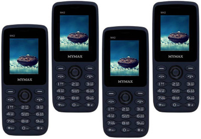 

Mymax M42 Combo of Four Mobiles(Blue&Black$$Blue&Black$$Blue&Black$$Blue&Black)