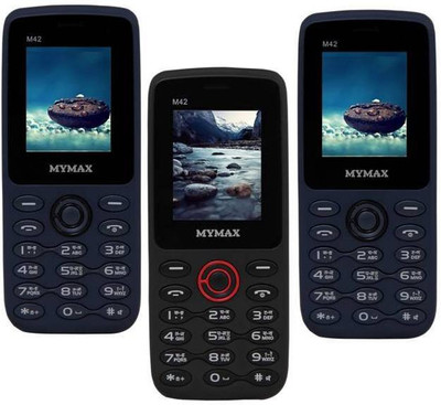 

Mymax M42 Combo of Three Mobiles(Blue&Black$$Black&Red$$Blue&Black)