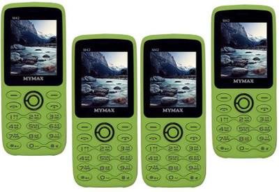 

Mymax M42 Combo of Four Mobiles(Green&Black$$Green&Black$$Green&Black$$Green&Black)